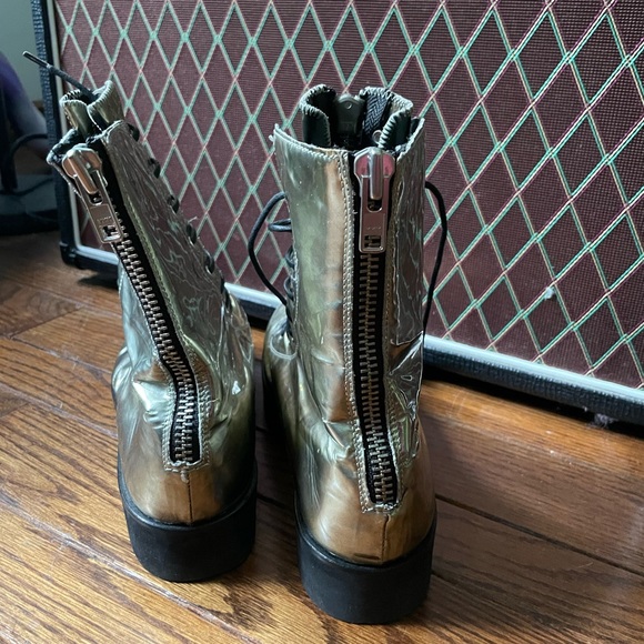 Forfex x Opening Ceremony silver platform boots - Picture 10 of 11